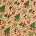 thumbnail image 3 of Lucoss Kraft Christmas Wrapping Paper Roll - Mini Roll - 20 inch X 28 inch Per roll, 3 of 5