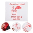 thumbnail image 3 of Hot Water Sign Drinking Water Safety Sign Self Adhesive Hot Water Caution Sign, 3 of 8