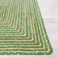 thumbnail image 3 of SAFAVIEH Cape Cod Miah Geometric Area Rug, Green/Natural, 10' x 14', 3 of 8
