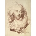thumbnail image 3 of Jakob Matthias Schmutzer 18x24 Black Modern Framed Museum Art Print Titled - Head of a Woman with a Veil (1782), 3 of 5