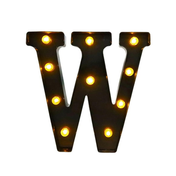 Letras de marquesina iluminadas, letrero del alfabeto iluminado, lámpara de letras de marquesina negra para cafetería, bar decorativo, pared, Ancho 874 x 858 x 157 pulgadas