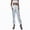 White, variant on EDFBUYKRS Female Women Pants Casual Black Wide Leg Dress Pants for Women Petite Women's Fashion Streetwear Club Cool Shiny Causal Pants S
