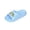Sky Blue, variant on Fnooota Girls Slide Sandals, Waterproof Open Toe Slip On Non Slip Summer Shoes Yellow Size 1-1.5(Big Kids)