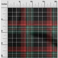 thumbnail image 1 of oneOone Cotton Silk Fabric Tartan Check Printed Craft Fabric BTY 42 Inch Wide, 1 of 4