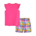 thumbnail image 4 of BOBOGOJP Toddler Girls Summer Outfit Cotton Top and Shorts Clothing Set Watermelon Red for Size 3-4 Years, 4 of 6
