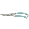 thumbnail image 2 of The Pioneer Woman Cowboy Rustic 14-Piece Forged Cutlery Knife Block Set, Turquoise, 2 of 15