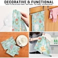 thumbnail image 7 of Dreamtimes Easter Bunny Kitchen Dish Towel 6 Pack, Soft Absorbent Dishcloths Reusable Hand Towel Washable Tea Towels for Home Kitchen Bar Table Decor, 28 x 18 Inch, 7 of 7