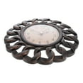 thumbnail image 2 of Shisuyan Retro Clock European Style Coffee Plastic 1Pack 9.8x9.8x0.8in, 2 of 9