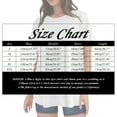 thumbnail image 3 of YOUSNH Womens Casual Spring Summer Solid Short Sleeve O Neck Loose T Shirt Top T-shirts for Women 2024 Blue XXL, 3 of 7