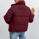 thumbnail image 4 of Chaquetas y abrigos casuales de manga larga sin capucha para mujer, chaqueta de cuello alto corto y versión holgada, chaqueta de pan con cremallera, chaqueta de algodón, abrigo corto para mujer, 4 of 4