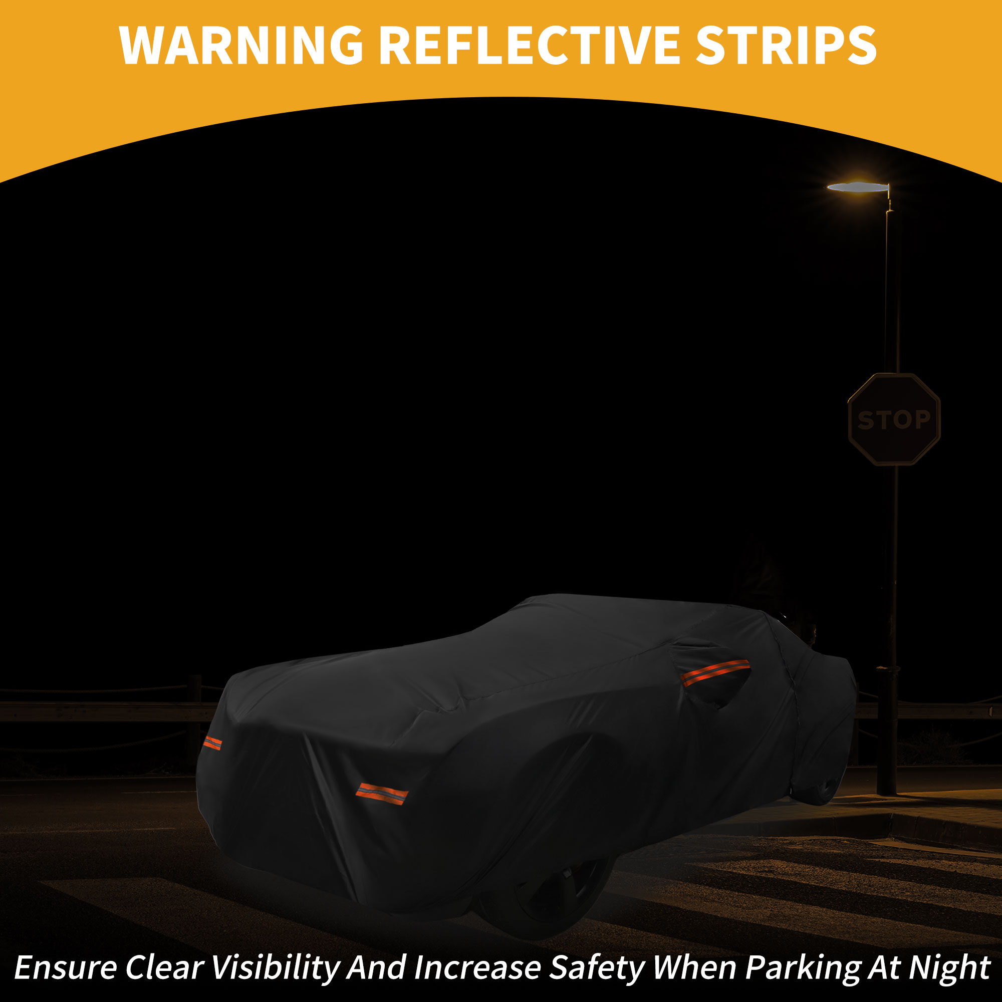 Unique Bargains Durable Waterproof Car Cover Black for Chevrolet Camaro