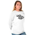 thumbnail image 3 of Cute Cardio Weights Protein Shakes Women Plus Size Long Sleeve Graphic Tee Brisco Brands 2X, 3 of 5