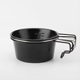thumbnail image 3 of Tazón de Picnic de Camping Antiadherente con Asa Vajilla Utensilios de Cocina para Exteriores Cuenco de Cocina Plata 200 Ml, 3 of 5