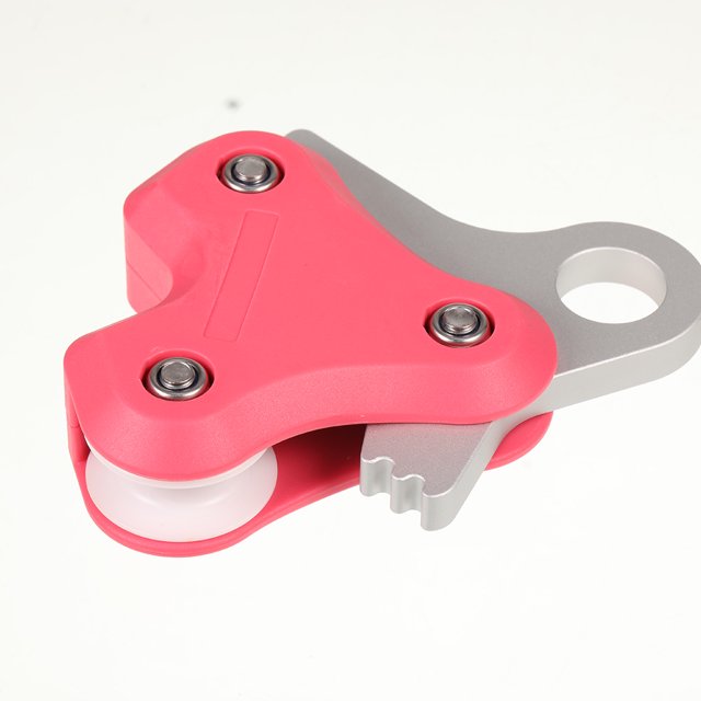 Becaristey Diving Pulley Mini Rope Retractor Scuba Convenient Simple Operation Dive Device Outdoor Accessory Pulling System Underwater Red
