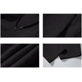 thumbnail image 5 of Men's Baggy Sweatpants Wide Leg Lounge Casual Jogging Pants High Waist Drawstring 2 Deep Pockets Open Bottom Workout Athletic Outfits Loose Joggers Pants Fashion Streetwear Soft Fabric Black L, 5 of 6