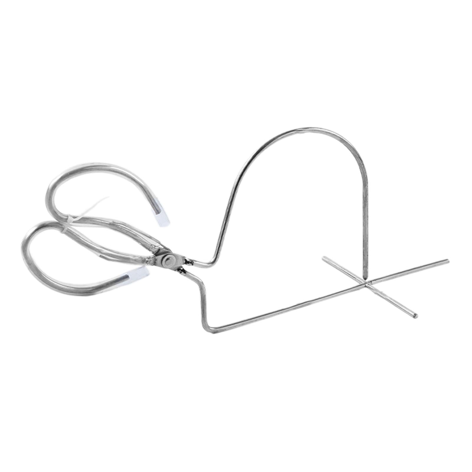 Milageto Dipping Pliers Glazing Tools, Enamel Clamp Ceramic Glazing Pliers Clay Sculpting Style C