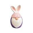thumbnail image 2 of AURIGATE Easter Bunny Gnome Figurine,Egg-Shaped Rabbit Tomte Ornament for Spring Home Tabletop Easter Holiday Decor, 2 of 6
