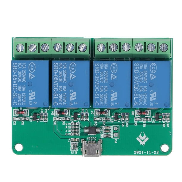 PC Intelligent Control Switch,4 Channel Relay Module Channel Relay Module Relay Expansion Board