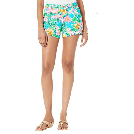 Lilly Pulitzer Callahan Knit Shorts Multi Rose to The Occasion 2 ...