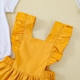 thumbnail image 5 of Fsqjgq 4T Girls Clothes Trendy Girls Clothes Outfits Toddler Summer Short Sleeve Solid Tops and Shorts 2PCS Outfits Clothes Set for Children Clothes Clothing Sets Baby Girl Outfits Kids Sets Size 90, 5 of 7