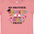thumbnail image 4 of Inktastic My Brother Graduated and I'm Super Proud Boys or Girls Baby T-Shirt, 4 of 5