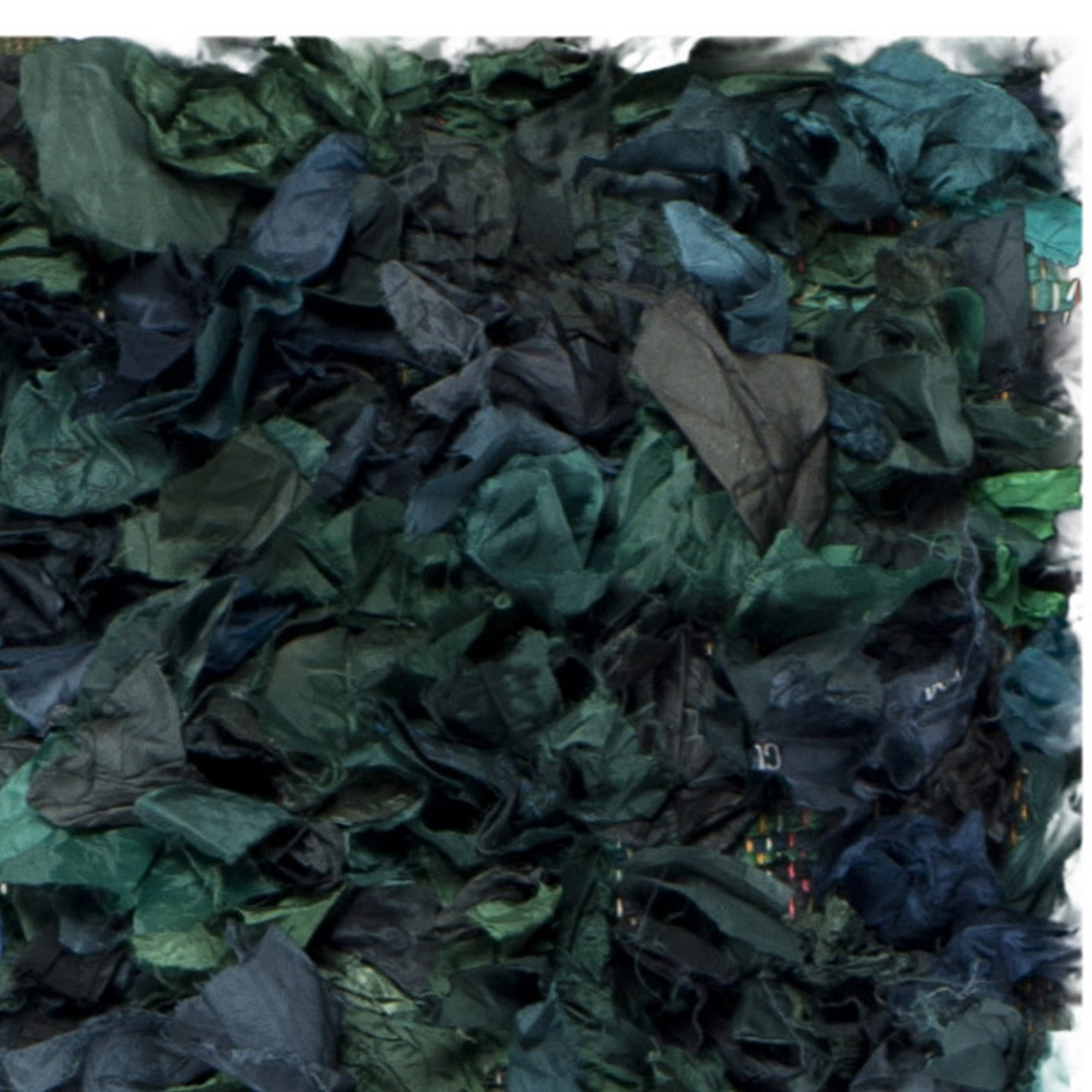 SAFAVIEH Rio Cassandra Confetti Polyester Shag Runner Rug, Green/Multi, 2'3" x 9'