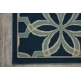 thumbnail image 5 of Nourison Caribbean Indoor/Outdoor Navy 2'3" x 7'6" Area Rug, (2x8), 5 of 7