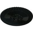 thumbnail image 3 of 41"OD x 1 5/8"P Nexus Ceiling Medallion (Fits Canopies up to 7 1/4"), Hand-Painted Jet Black, 3 of 6