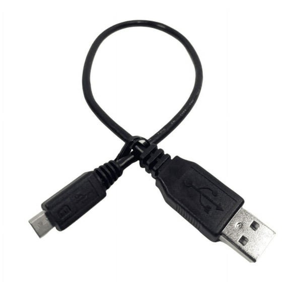 USB 2.0 A-Male to Micro B Cable - Black