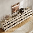 thumbnail image 5 of WAMPAT 3 in 1 Dresser for Bedroom, Closet Organizers and Storage with 15 Drawers, Chest of Drawers with Metal Base, Modern Wood Dresser for Bedroom, Light Oak, 5 of 9