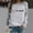 Light Gray, variant on Womens Sweatshirt Hoodies Jesus Loves You Hoodie Letter Print Hoodies Oversized Pullover Hoodies Cute Fall Clothes Daily Wear