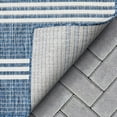 thumbnail image 7 of Well Woven Indoor/Outdoor Runner Rug 2'7" x 9'10" Catalina Navy Blue Nautical Striped, 7 of 7