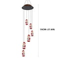 thumbnail image 3 of DefiDgd Christmas Solar Wind Chimes Hanging Decoration for Front Door,Colorful Led Solar Wind Chimes,Hanging Outdoor Christmas New Year Garden Decor Gift(B), 3 of 8