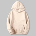 thumbnail image 3 of Hoodies For Women Oversized Fleece Sweatshirts Long Sleeve Casual Hooded Basic Pullover 2024 Fall Outfits Sweater, 3 of 6