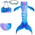 thumbnail image 1 of Girls' Mermaid Swimming Tail Sets High quality, 1 of 5
