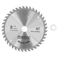 thumbnail image 2 of Disc 8 x 40T 200mm Circular Cutting Disc Saw Blade AntiRust Cemented Carbide Saw Blade, 2 of 8