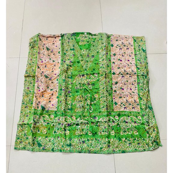 Kaftan-dress-Hippy-Boho-Maxi-One-Size-Women-india-Tunic-Dress-Night-Gown