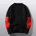 thumbnail image 5 of Afdoent Mens Sweater Male Autumn Winter Wool Sweater Crew Neck Pullover Bottoming Shirt Color Matching All Matching High Neck Top Loose Fit, 5 of 9