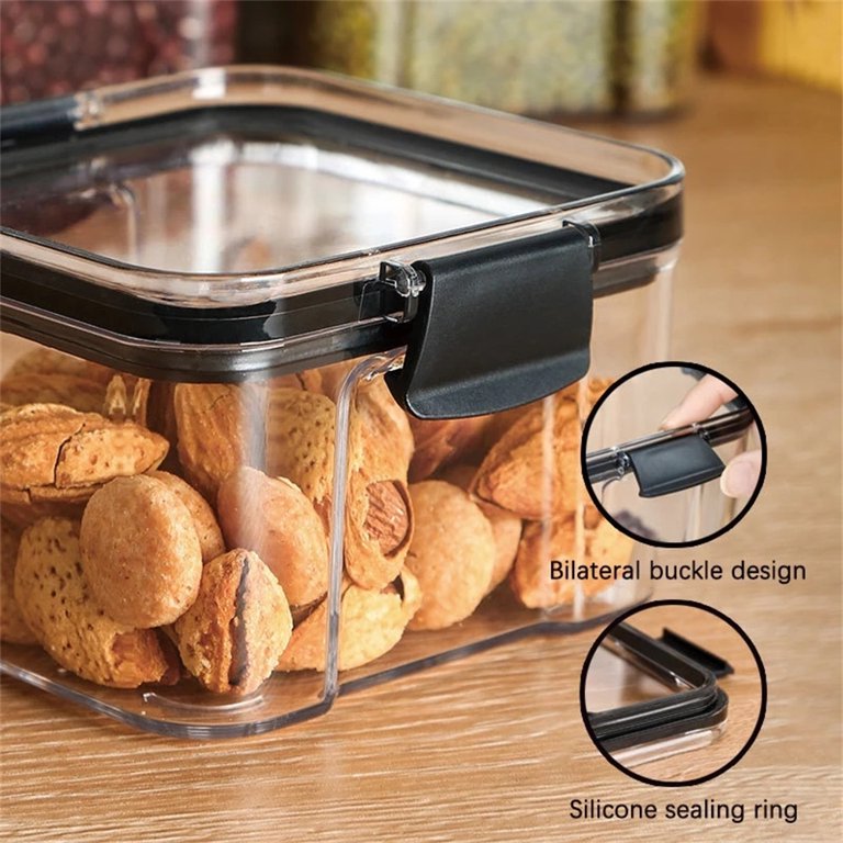 5 Pcs Set Kitchen Storage Organizer PP High Quality Food Container Kitchen  Refrigerator Noodle Box Multigrain Storage Box Tank