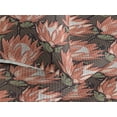 thumbnail image 3 of Ambesonne Floral Quilted Bedspread Set 3 Pcs, Nature Flower Botany Pattern, Twin, Coral Brown Sage Green, 3 of 4