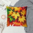 thumbnail image 2 of COMIO Fall Thanksgiving Pillow Covers Pumpkin Maple Leaf Throw Pillow Covers Autumn Stripes Outdoor Pillow Covers Pillowcase for Home Couch Sofa Bed, 2 of 5