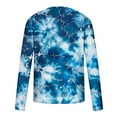 thumbnail image 4 of LEBONYARD Mens Sweatshirts Clearance,Fashionable Men'sPprinted Long Sleeved Round Neck Casual and Comfortable Top Blue S, 4 of 5