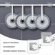 thumbnail image 3 of 8 Pack No Drill Adhesive Curtain Rod Holder Hooks, 3 of 5