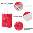 thumbnail image 3 of Valentines Gift Bags Party Favors Valentine'S Day Party Kraft Bags Paper Red And Pink Color Hearts Bags With Handle -Style4;, 3 of 6