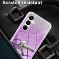 thumbnail image 5 of Dteck for Samsung Galaxy S24 Case with Screen Protector+Camera Protector, MIL-Grade Drop Protection Stylish Pattern Slim Shockproof Phone Cover for Galaxy S24,Purple, 5 of 10