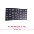 thumbnail image 3 of Stickers Self-Adhesive Transparent Sticker Paste Inventory Storage Handmade Decals Resin Fillers Art Supplies in Assorted Shapes Civilization Age, 3 of 7