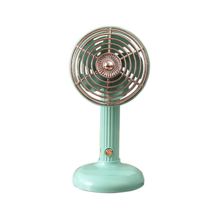

Ruhiku GW Desk Fan Mini Portable Fan Silent Powerful Handheld Fan Cute Design 3 Speed Small Desk Fan with Base Lightweight USB Rechargeable Fan for Cooling Your Hot Summer