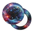 thumbnail image 2 of Disketp Outer Space Floating Numbers And Letters Funda Redonda para Taburete, Funda de Cojín para Silla de Bar Suave y Elástica-13 inch, 2 of 7
