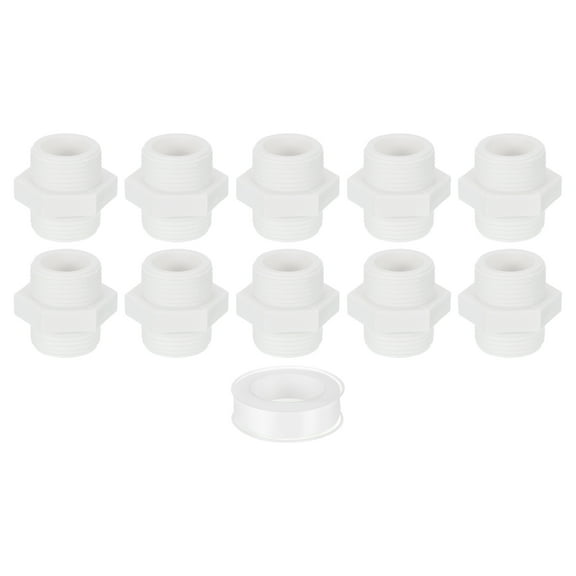 Uxcell 50mm to 20mm ID PVC Reducer Pipe Fitting Straight Adapter ...