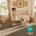 thumbnail image 4 of ATHOPE 5x7 Area Rugs for Living Room, Low Pile Vintage Floral Washable Rug, Non Slip Indoor Carpet for Bedroom Dining Room, Mocha Brown, 4 of 7